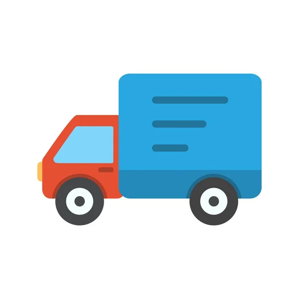 Illustration livraison camion icône — Photo