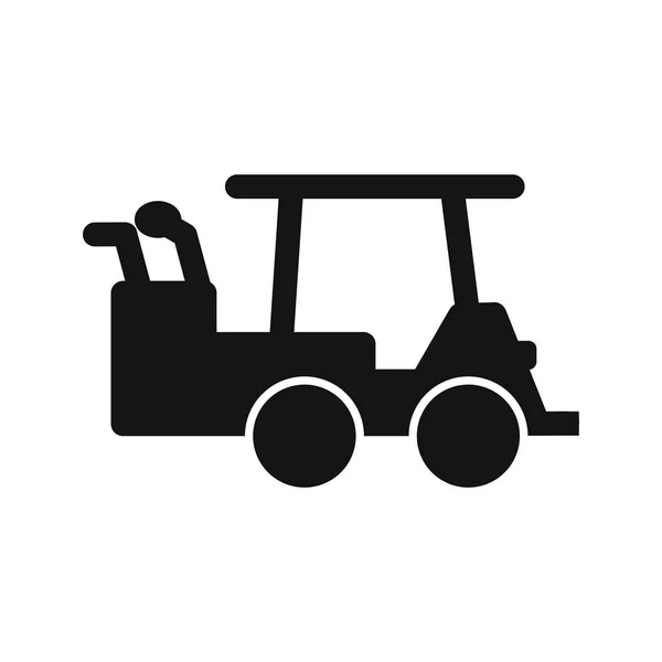 Ilustracja wózek golfowy ikona — Zdjęcie stockowe