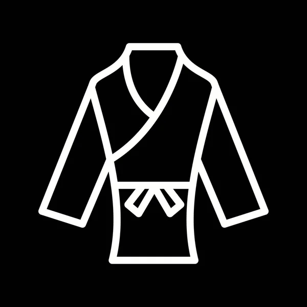 İllüstrasyon Karate Kostüm Simge — Stok fotoğraf