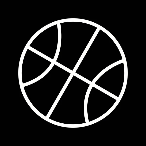 Ícone de basquete ilustração — Fotografia de Stock