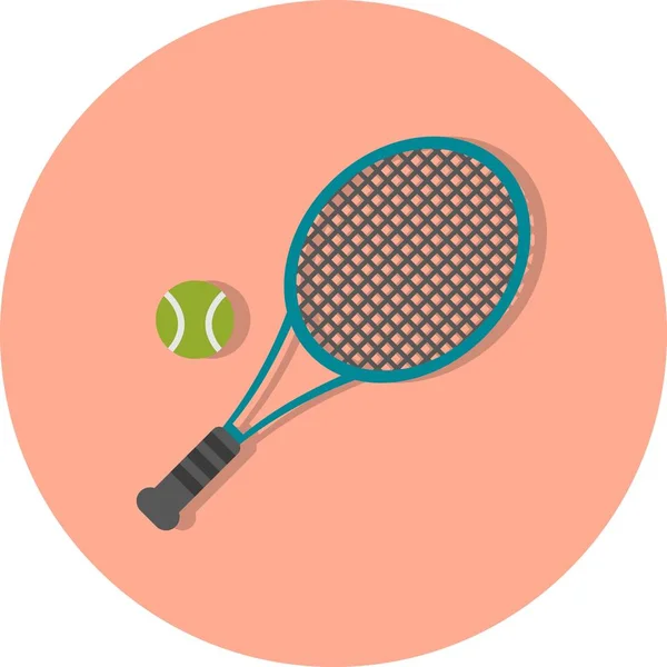 Illustration tennis ikon — Stockfoto