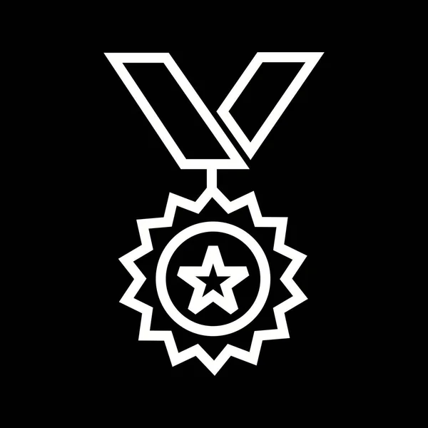 Ícone da Medalha de Ilustração — Fotografia de Stock