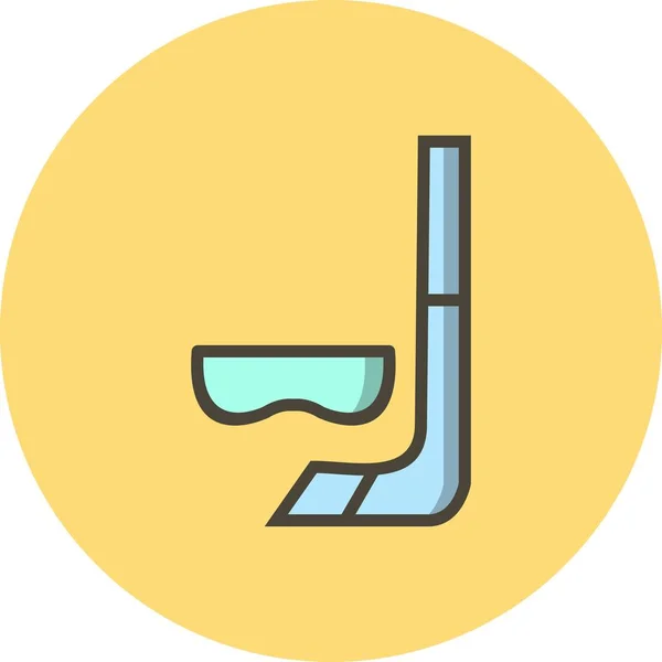 Ilustración Snorkel Icon —  Fotos de Stock