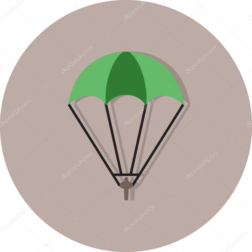 Illustration Parachutist Icon