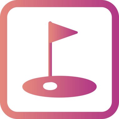 İllüstrasyon Golf Simgesi