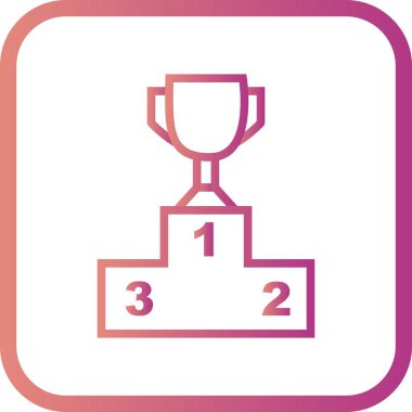 İllüstrasyon Podyum Simgesi