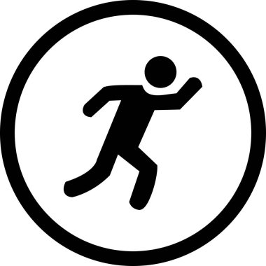 İllüstrasyon Runner Simgesi
