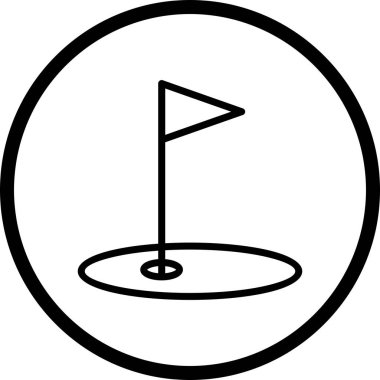 İllüstrasyon Golf Simgesi