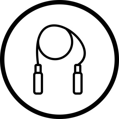 İllüstrasyon Atlama İp Ikonu