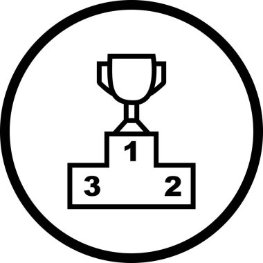 İllüstrasyon Podyum Simgesi