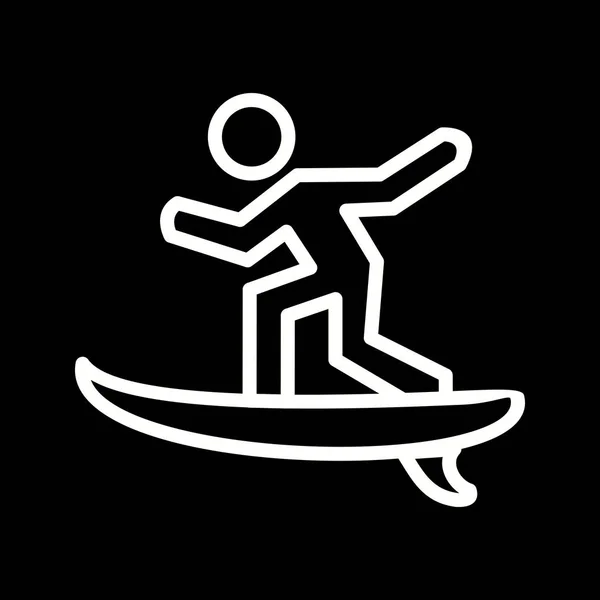 Ilustração Surf Icon — Fotografia de Stock