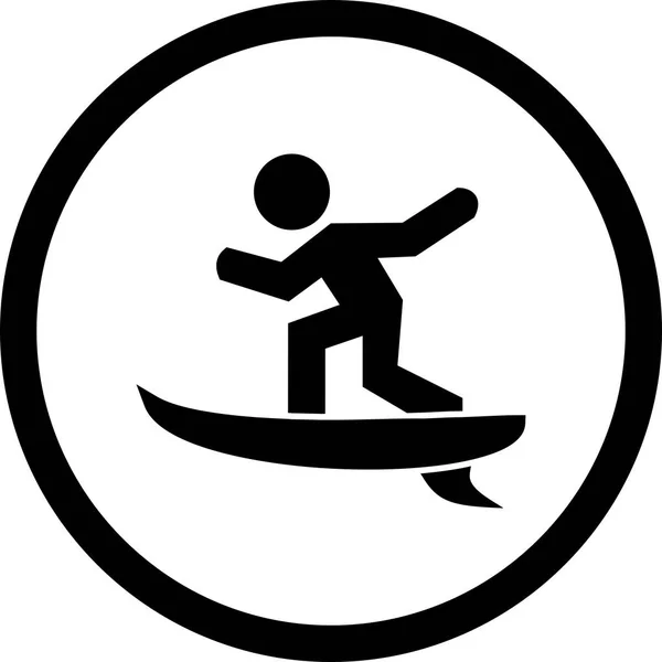 Icono de Ilustración Surf —  Fotos de Stock