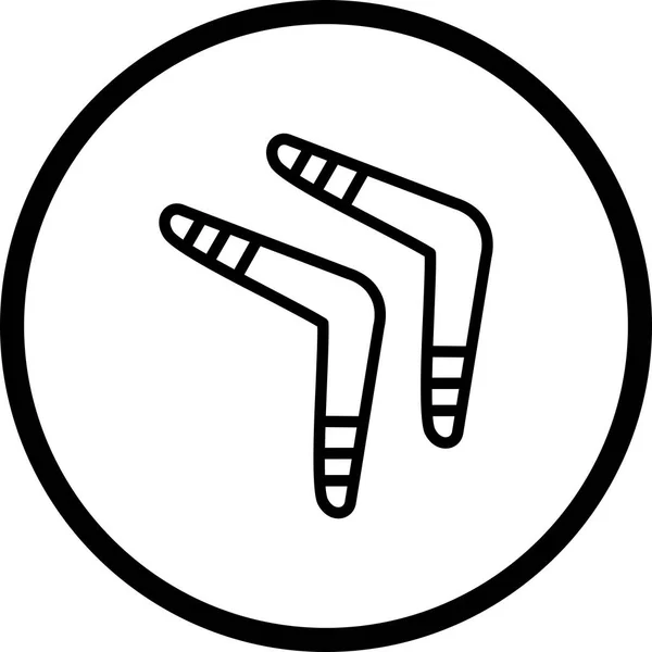 Ilustración Boomerang Icon —  Fotos de Stock