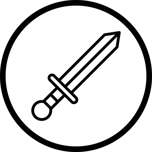 Illusztráció fegyverek Icon — Stock Fotó