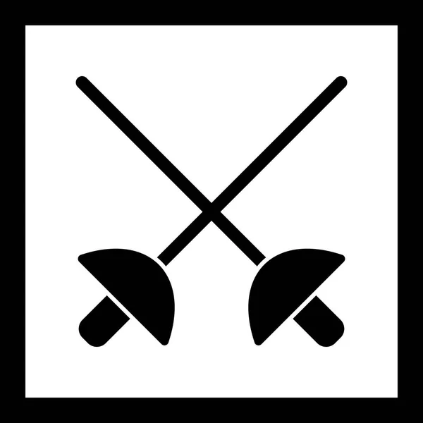 Illustration Fencing Icon — Stock Photo, Image