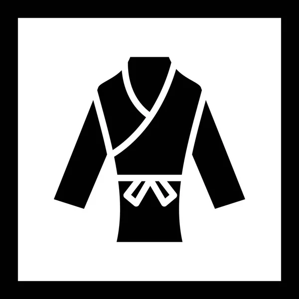 Ilustração Karate Traje Ícone — Fotografia de Stock