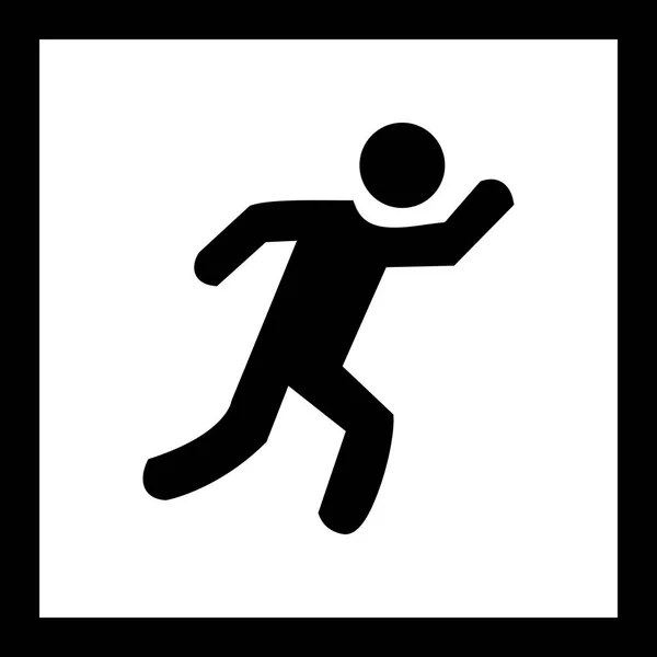 Illustration Läufer-Symbol — Stockfoto