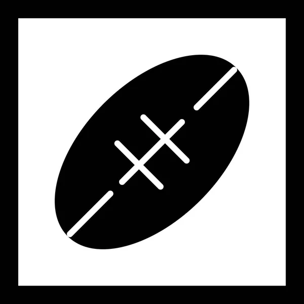 İllüstrasyon Rugby Simgesi — Stok fotoğraf