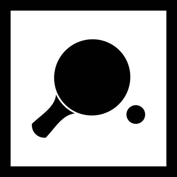Ilustracja ping pong ikona — Zdjęcie stockowe