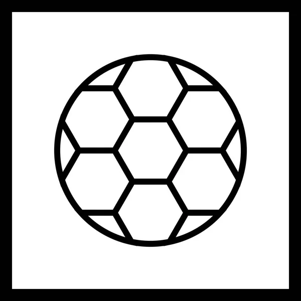 Illustration Fußball-Ikone — Stockfoto