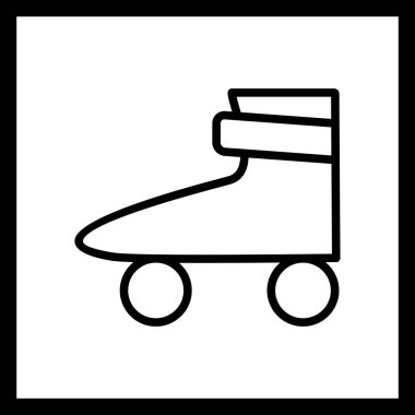 İllüstrasyon Paten Simgesi