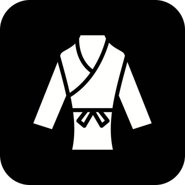 İllüstrasyon Karate Kostüm Simge