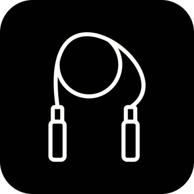 İllüstrasyon Atlama İp Ikonu