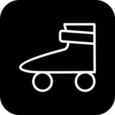 İllüstrasyon Paten Simgesi