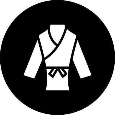İllüstrasyon Karate Kostüm Simge