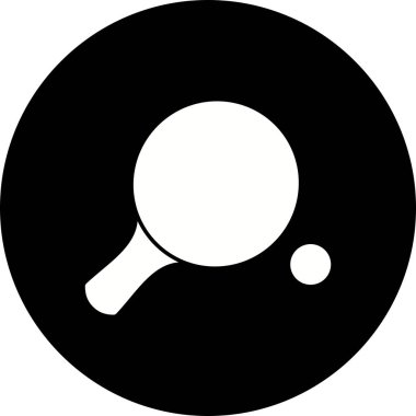 İllüstrasyon Ping Pong Simgesi