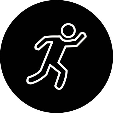 İllüstrasyon Runner Simgesi