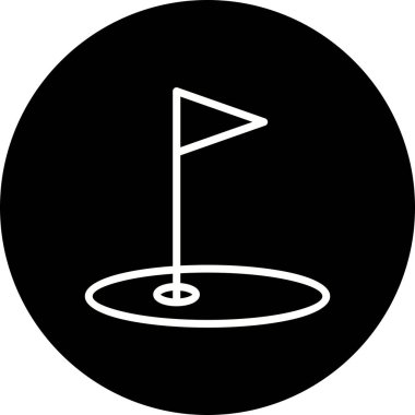 İllüstrasyon Golf Simgesi