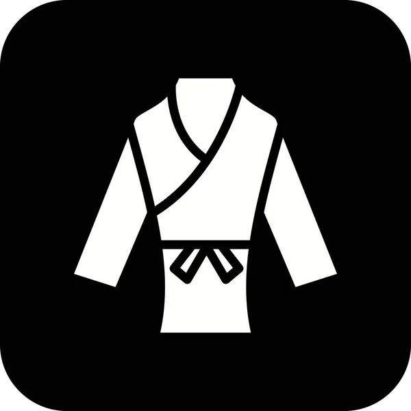 Ilustracja kostium Karate ikona — Zdjęcie stockowe