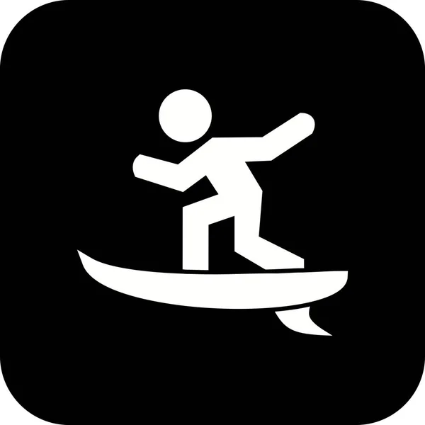 Icono de Ilustración Surf —  Fotos de Stock