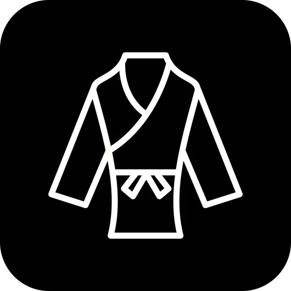 Ilustración Traje de Karate Icono —  Fotos de Stock