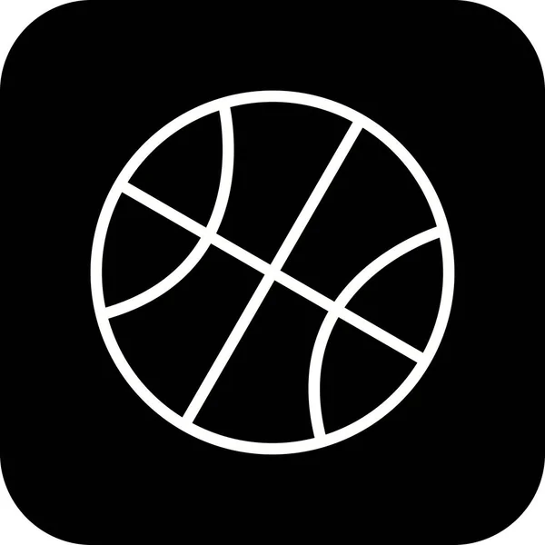 Icono de Ilustración Baloncesto — Foto de Stock