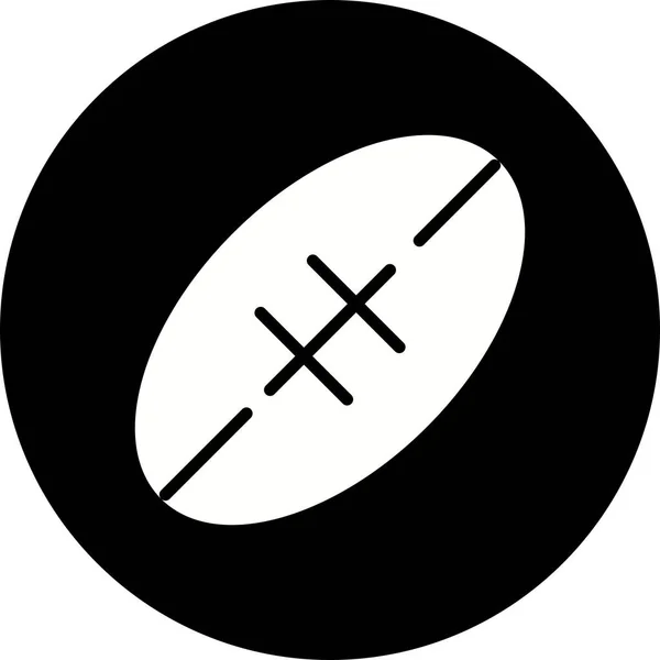 Icono de Rugby de Ilustración —  Fotos de Stock