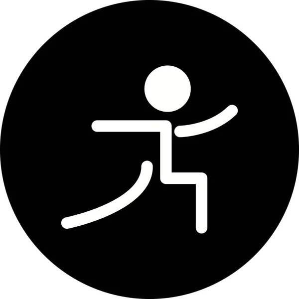 Illustratie yoga pictogram — Stockfoto