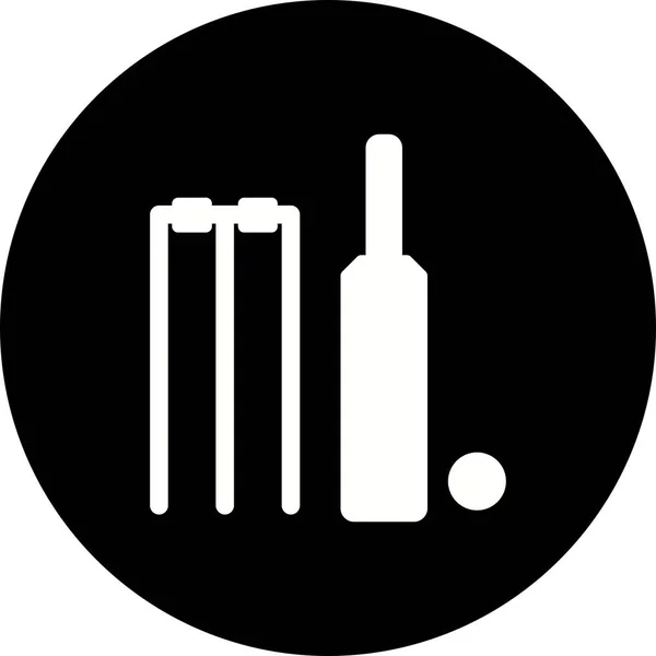 Illustrazione Cricket Icona — Foto Stock