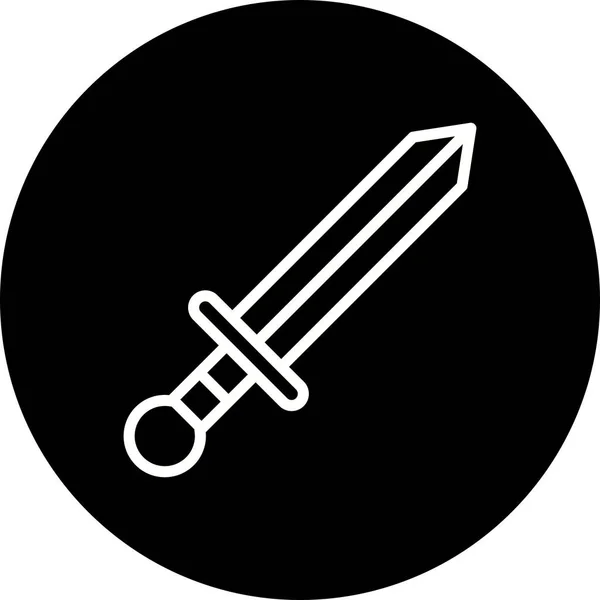 Illusztráció fegyverek Icon — Stock Fotó
