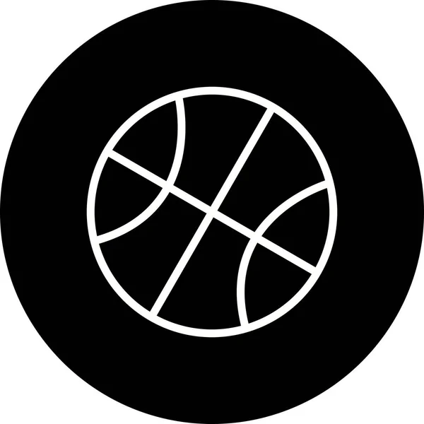 Ícone de basquete ilustração — Fotografia de Stock