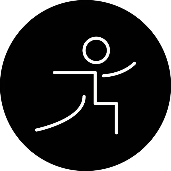 Illustratie yoga pictogram — Stockfoto