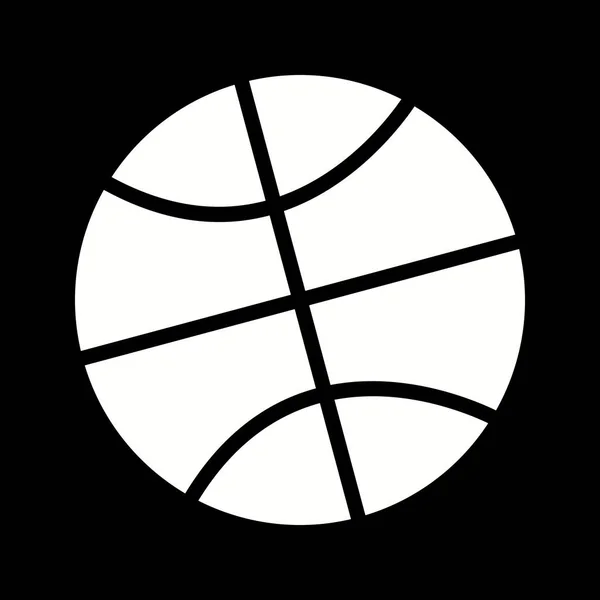 Illustration  Basketball Icon — Stock Photo, Image