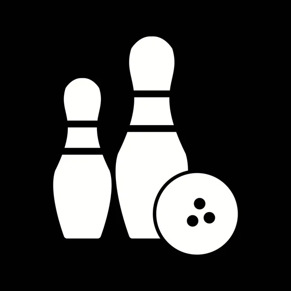 Illustratie Bowling icoon — Stockfoto