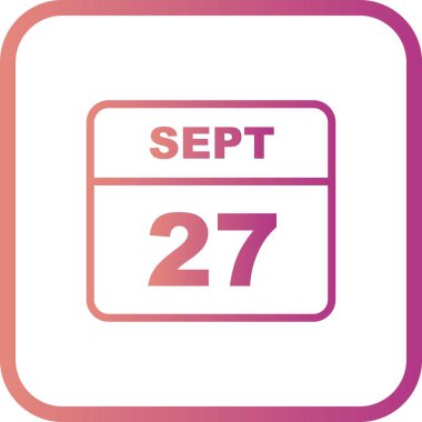 Tek Gün Takviminde 27 Eylül Tarihi