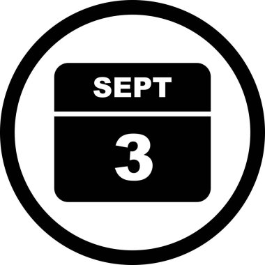 Tek Gün Takviminde 3 Eylül Tarihi