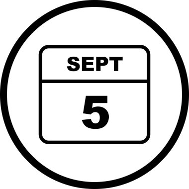 Tek Gün Takviminde 5 Eylül Tarihi