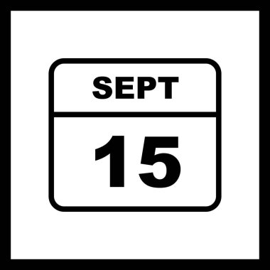 Tek Gün Takviminde 15 Eylül Tarihi
