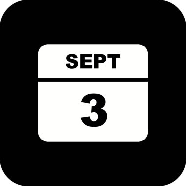 Tek Gün Takviminde 3 Eylül Tarihi