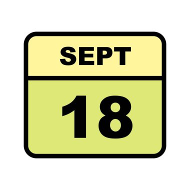 Tek Gün Takviminde 18 Eylül Tarihi